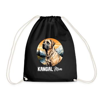 Hund Kangal - Turnbeutel - Schwarz - Vorne