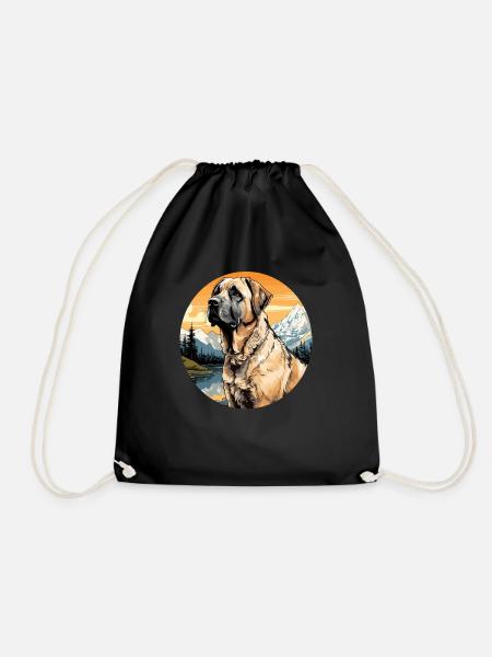 Hund Kangal - Turnbeutel - Schwarz