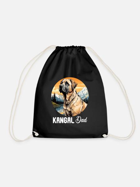 Hund Kangal - Turnbeutel - Schwarz