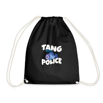 Aquarium Fish Gift - Drawstring Bag - black - Front