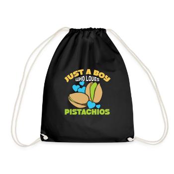Cadeau de dîner de Noël à la pistache - Sac de sport léger - noir - Devant