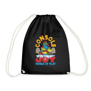 Mode inspirée du jeu Jeux sur le thème des Fêtes - Sac de sport léger - noir - Devant