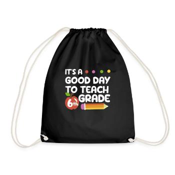 C’est une bonne journée pour donner à un enseignant - Sac de sport léger - noir - Devant