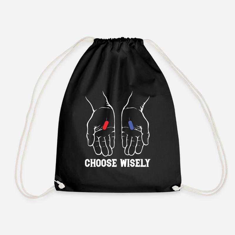 CHOOSE WISELY - Turnbeutel - Schwarz