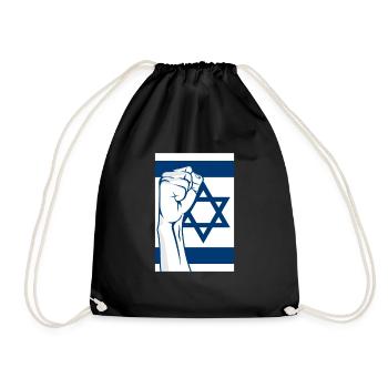 Faust Israel - Turnbeutel - Schwarz - Vorne