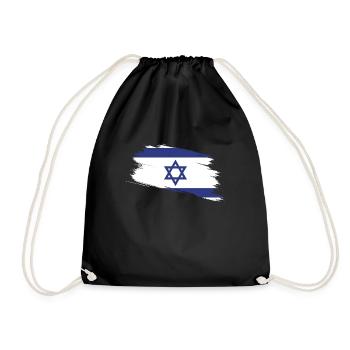 Israel Israel Israel - Drawstring Bag - black - Front