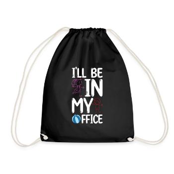 Au Pair Girl Kindergarten Nanny - Drawstring Bag - black - Front