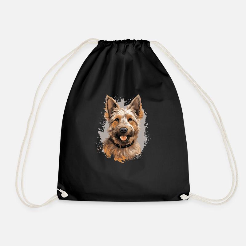 Hund Berger Picard - Turnbeutel - Schwarz