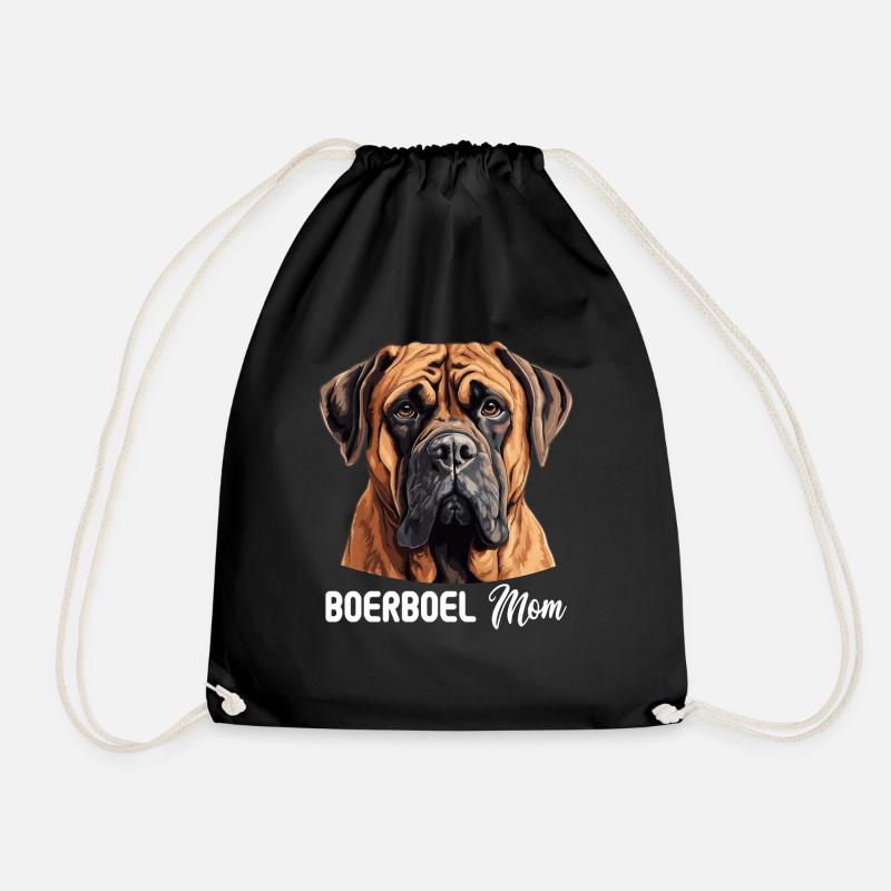 Hund Boerboel - Turnbeutel - Schwarz