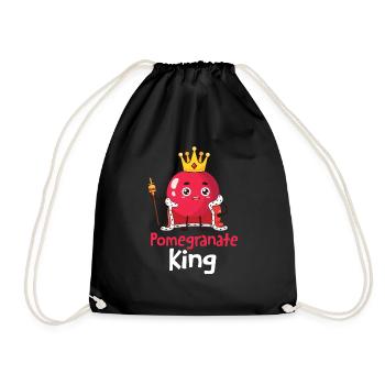 Pomegranate Food Christmas - Drawstring Bag - black - Front