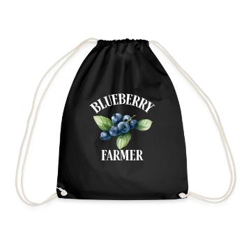 Blauberren Blauberre Geschenk - Turnbeutel - Schwarz - Vorne