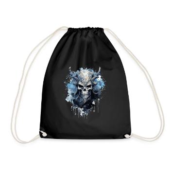 Cadeau de guerrier Valhalla pour les Fans de Viking - Sac de sport léger - noir - Devant