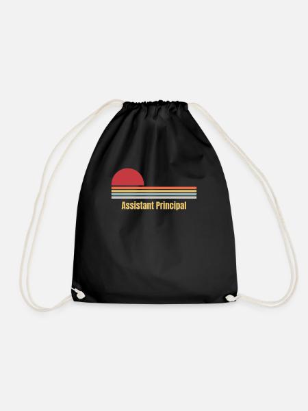 Assistant Principal - Drawstring Bag - black