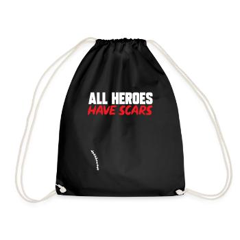 Appendectomy Appendicitis - Drawstring Bag - black - Front