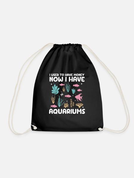 Aquarium - Turnbeutel - Schwarz