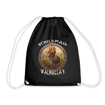 Walhalla Maidens Das Geschenk heldenhafte Frauen - Turnbeutel - Schwarz - Vorne
