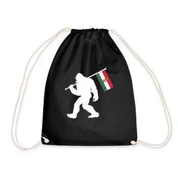 Hongrie - Sac de sport léger - noir - Devant