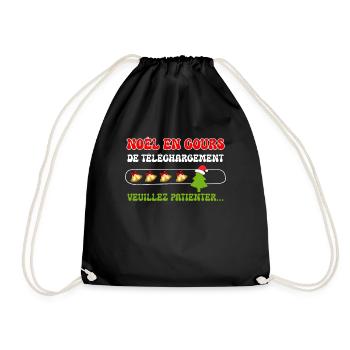 Téléchargement Sapin De Noël Homme Femme Enfant - Sac de sport léger - noir - Devant