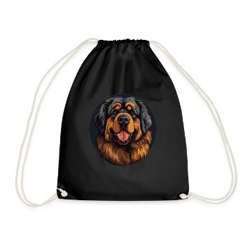 Hund Do Khyi - Turnbeutel - Schwarz - Vorne