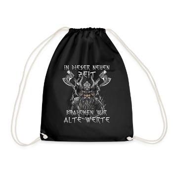 Walhalla Erbe Geschenk für Odin-Fans - Turnbeutel - Schwarz - Vorne