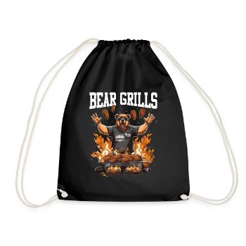 Bear Grills Barbecue BBQ Grillades Camping Sauvage - Sac de sport léger - noir - Devant