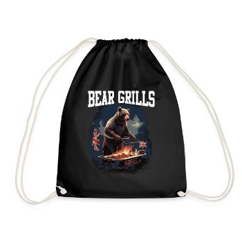 Bear Grills Barbecue BBQ Grillades Camping Sauvage - Sac de sport léger - noir - Devant