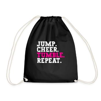 Pom-pom girl Cheerleading Jeunes - Sac de sport léger - noir - Devant
