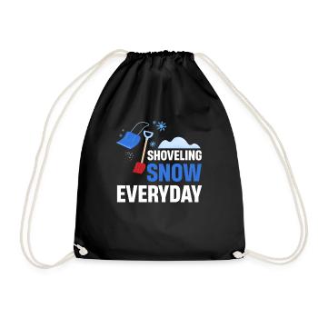Pyjama de pelle à neige de tous les jours - Sac de sport léger - noir - Devant
