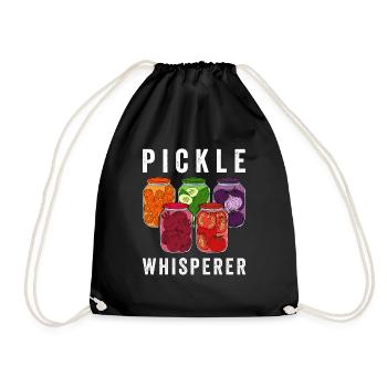 Pickle Whisperer - Turnbeutel - Schwarz - Vorne