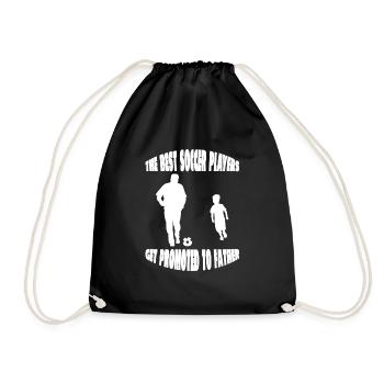 Équipe de football Joueur de football Conception de football - Sac de sport léger - noir - Devant