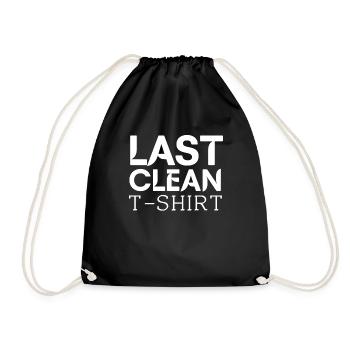 Last Clean - Turnbeutel - Schwarz - Vorne