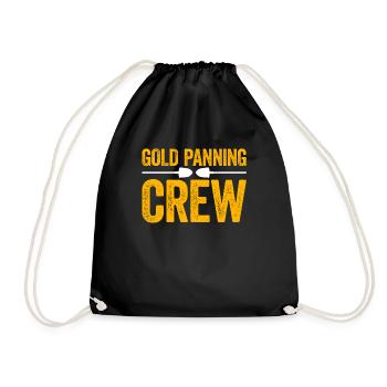 Orpaillage Recherche d’or - Sac de sport léger - noir - Devant