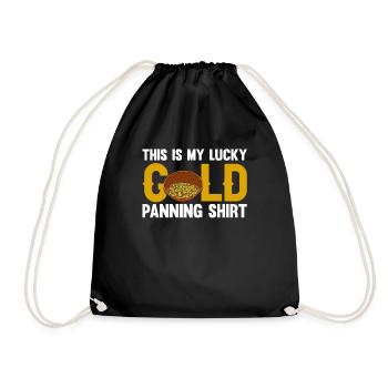 Orpaillage Recherche d’or - Sac de sport léger - noir - Devant
