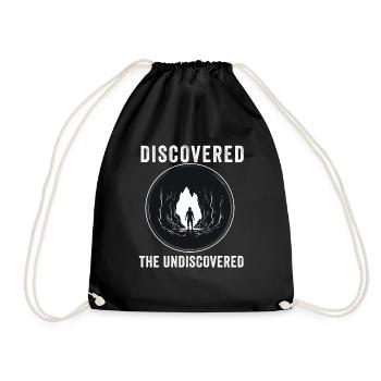 Caving Spelunking For Cave Men Women Funny - Drawstring Bag - black - Front