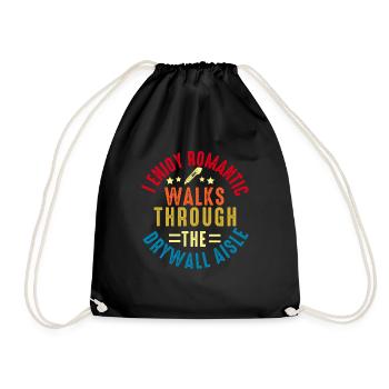 Installateur de cloisons sèches Plaquiste Finisseur de cloisons sèches - Sac de sport léger - noir - Devant