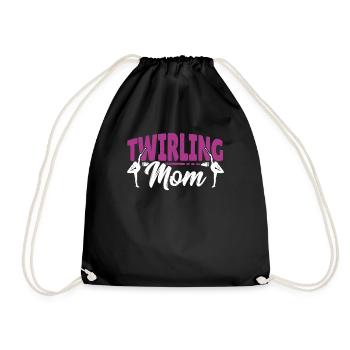 Bâton Twirling Bâton Twirler cadeau - Sac de sport léger - noir - Devant