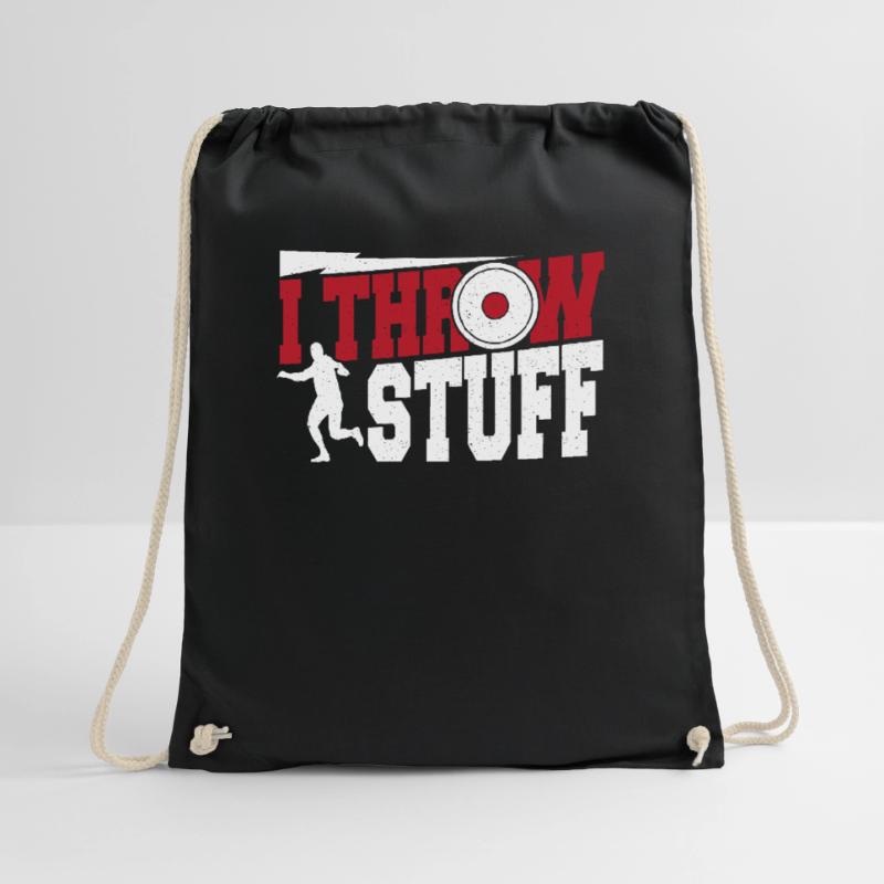 Discus Throw Discus Thrower Gift Drawstring Bag