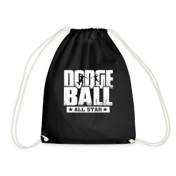 Dodgeball Dodgeball All Star - Drawstring Bag - black - Front