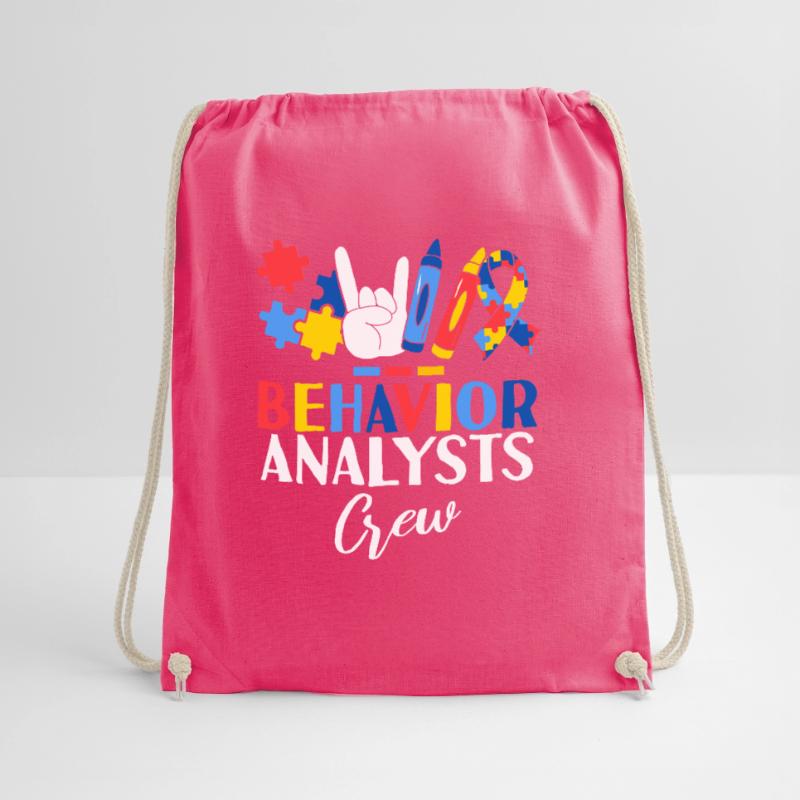 Behavior Analysts Crew ABA Therapist Behavioral Drawstring Bag