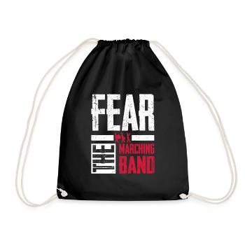 Fear The Marching Band Season Senior - Drawstring Bag - black - Front