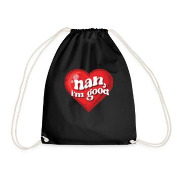 Drôle Anti Saint-Valentin Coeur Single Pride No Me - Sac de sport léger - noir - Devant