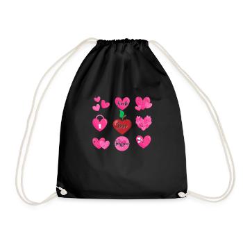 Enseigner l’amour Inspirer l’amour de la Saint-Valentin Enseigner l’amant - Sac de sport léger - noir - Devant