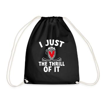 Roller Coaster Roller Coaster Amusement Park - Drawstring Bag - black - Front