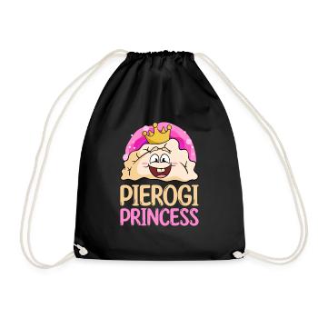 Pierogi Recipe Polish Pierogi - Drawstring Bag - black - Front