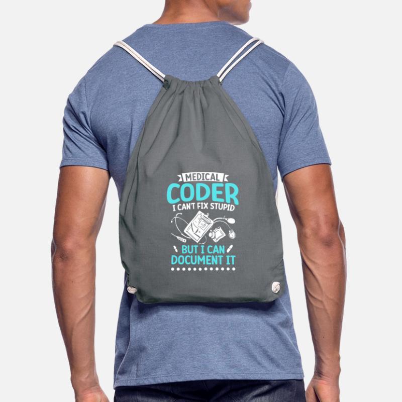 Medical Coder Coding Specialist Drawstring Bag