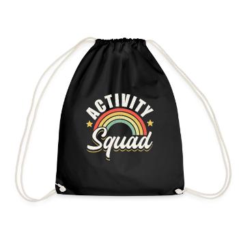 Activity Team Assistant Squad - Turnbeutel - Schwarz - Vorne