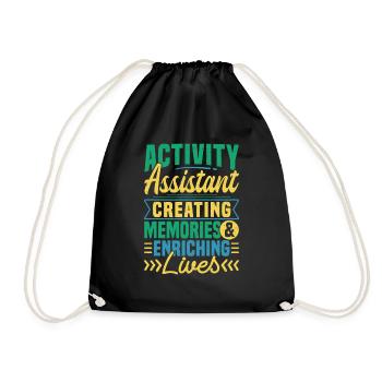 Activity Assistant Appreciation - Turnbeutel - Schwarz - Vorne