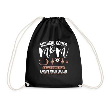 Medical Coder Coding Specialist - Drawstring Bag - black - Front