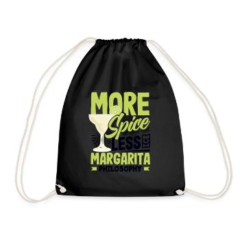 Attenzione Margarita épicée Cocktail Lover’s - Sac de sport léger - noir - Devant