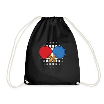 Tennis de table dictant raquette de tennis de table - Sac de sport léger - noir - Devant